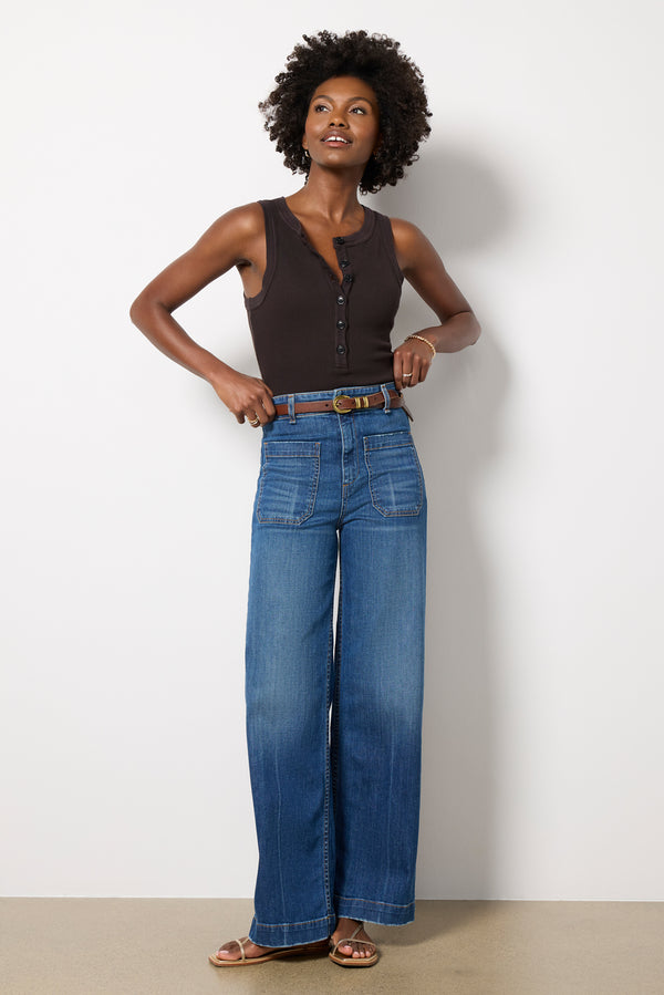 Everve Caralyn Tank Chocolate