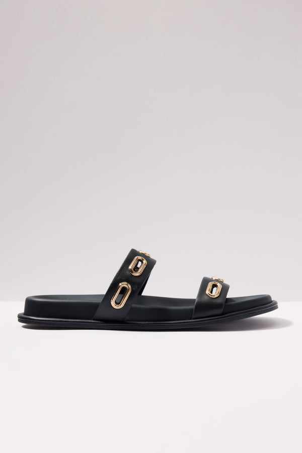 Everve Carmen Slide Sandal Black