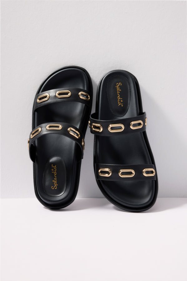 everve Carmen Slide Sandal Black