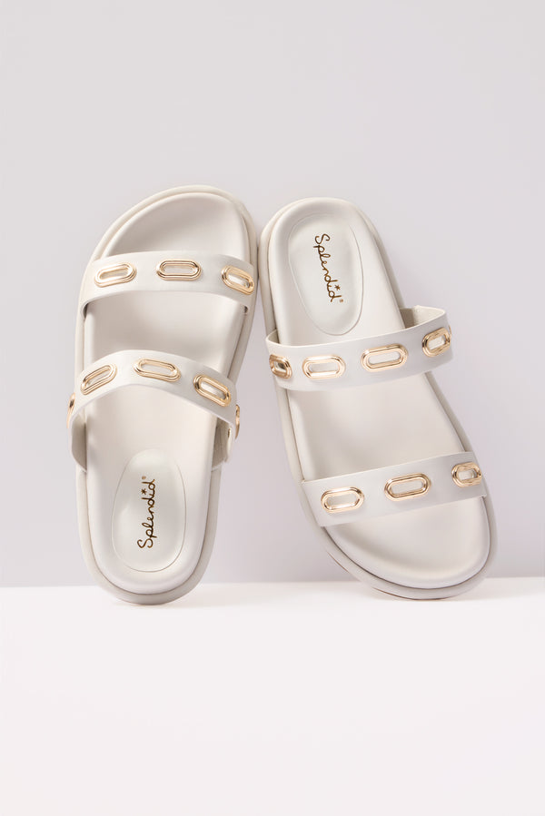 everve Carmen Slide Sandal Ivory