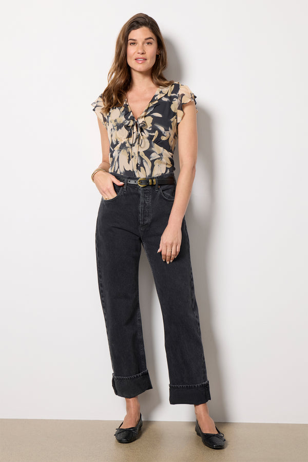 Everve Carmine Top Charcoallilly