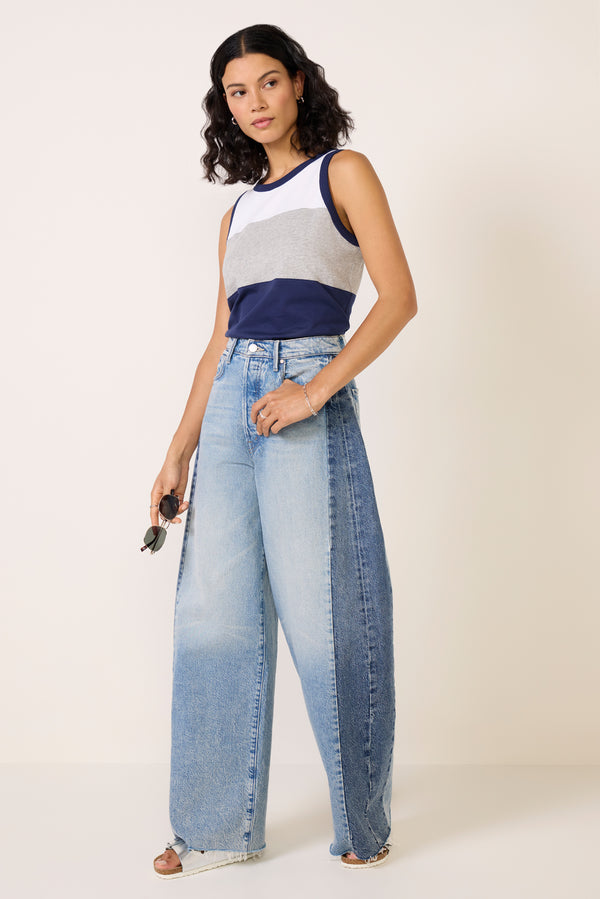 everve Cass Color Block Tank Neutralcolorblock