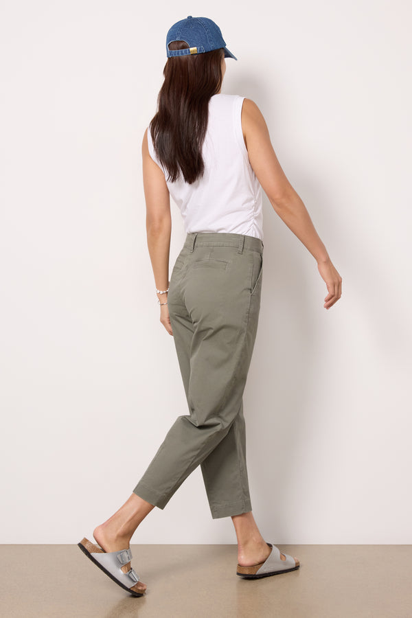 Everve Cassie Chino Pant Army