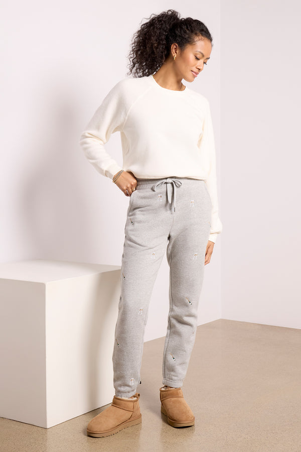 Everve Champagne Kingston Sweatpants Hgrey