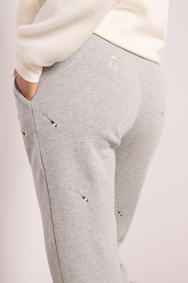 Everve Champagne Kingston Sweatpants Hgrey