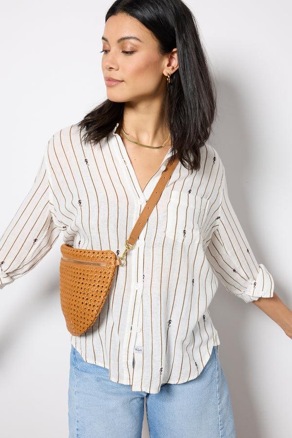 Everve Charli Shirt Stripedseahorses