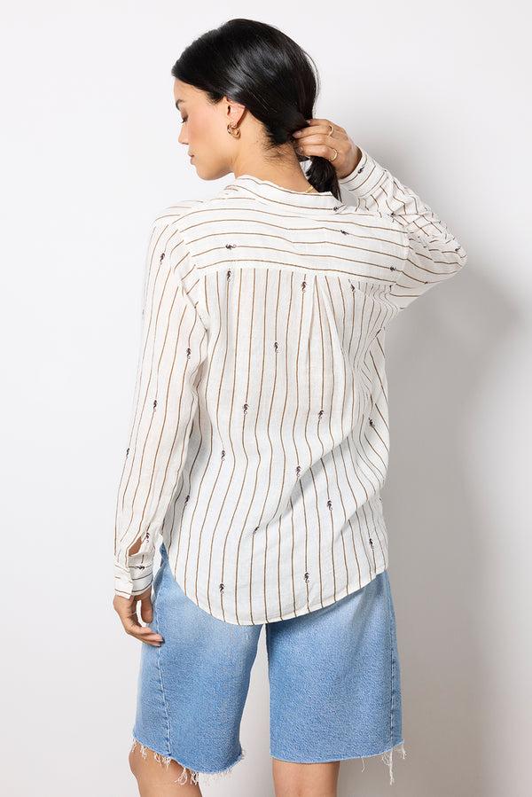 Everve Charli Shirt Stripedseahorses