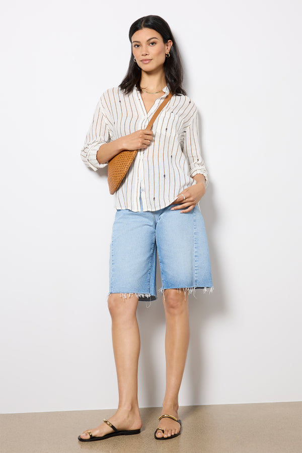 everve Charli Shirt Stripedseahorses