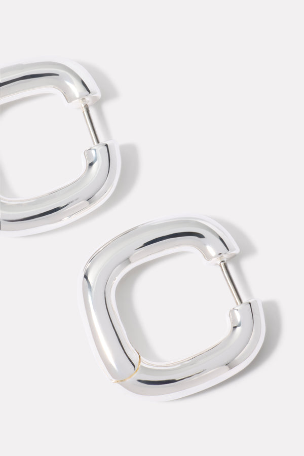 Everve Charlie Hoops Silver