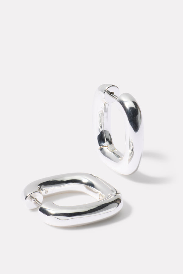 everve Charlie Hoops Silver
