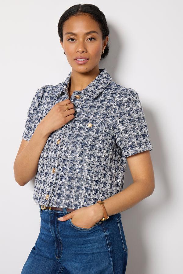 everve Charlotte Lady Like Jacket Lightchambray