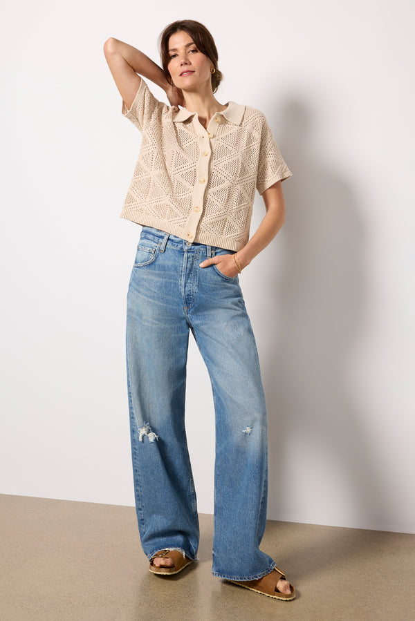 everve Chase Pullover Tan