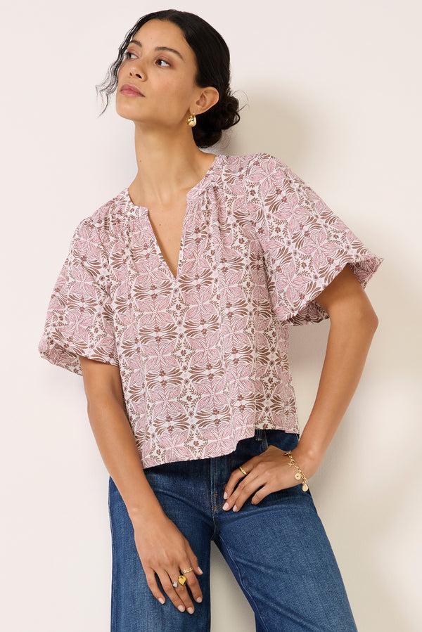 Everve Chloe Blouse Multiprint