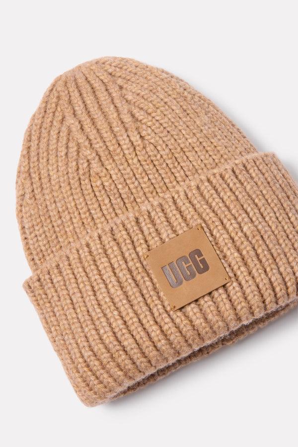 Everve Chunky Rib Beanie Camel