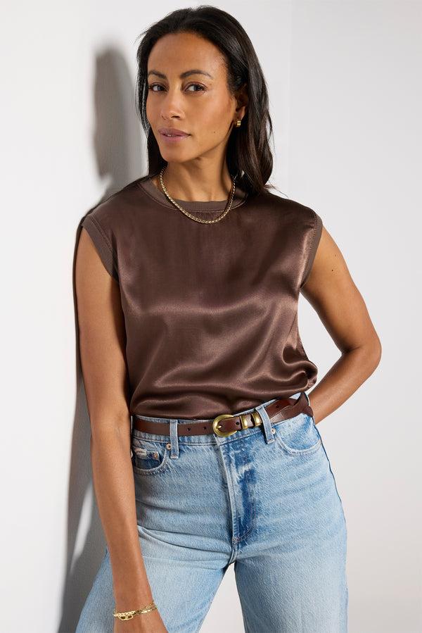 everve City Nights Muscle Tank Chocolate