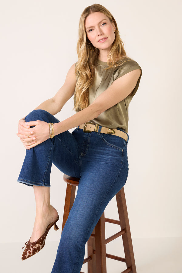 everve City Nights Muscle Tank Olive