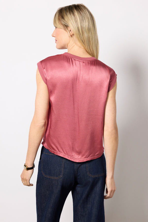 Everve City Nights Muscle Tank Rosegold