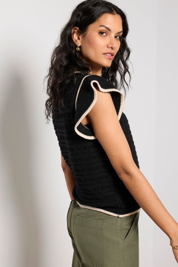 Everve Claire Pullover Black