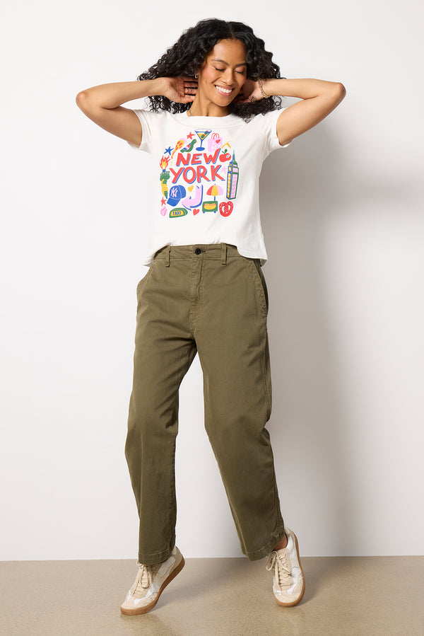 Everve Classic Printed Tee Newyork