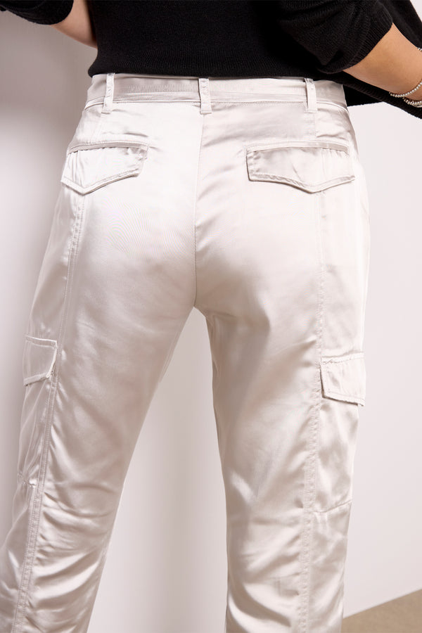 Everve Classy Cargo Trouser Silver