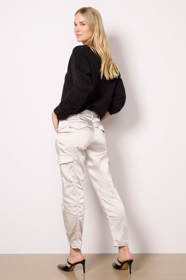 Everve Classy Cargo Trouser Silver