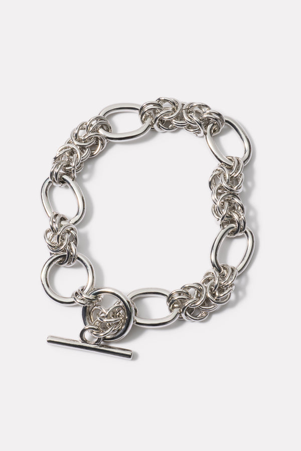 everve Clayton Link Bracelet Silver