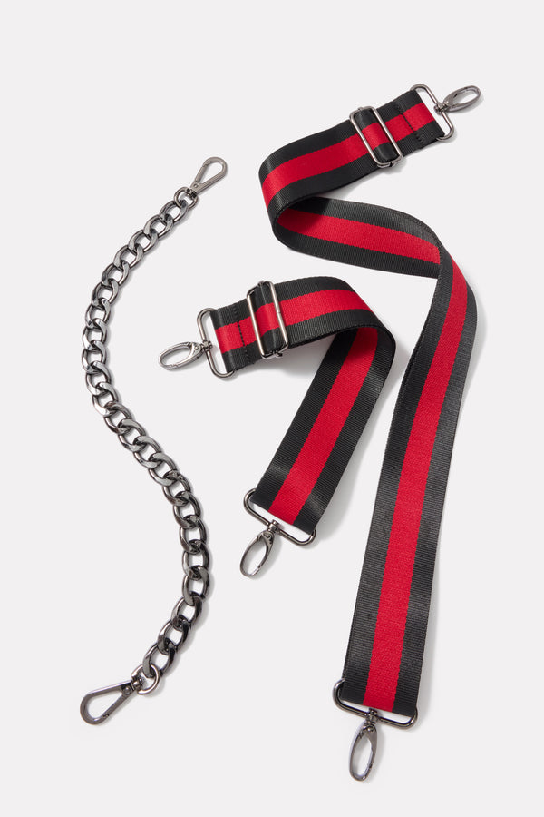 Everve Clear Stadium Bag Black/Red