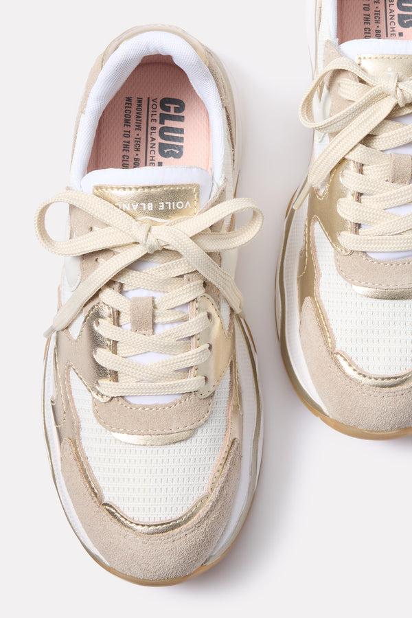 Everve Club Mesh Sneaker Sand
