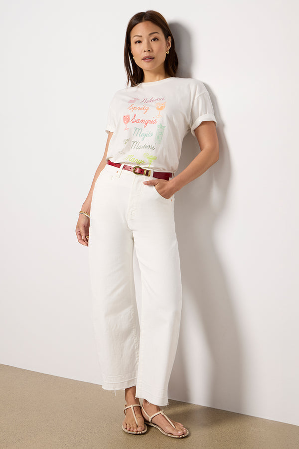everve Cocktails Relaxed Tee Seasalt