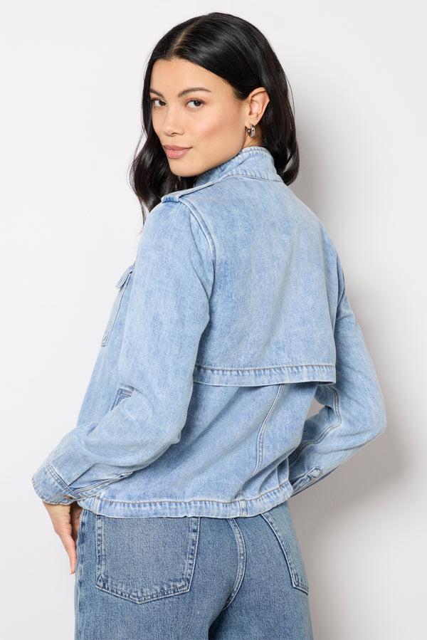 Everve Collins Denim Jacket Fadedindigo