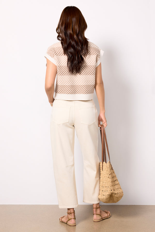 Everve Cora Pant Ecru