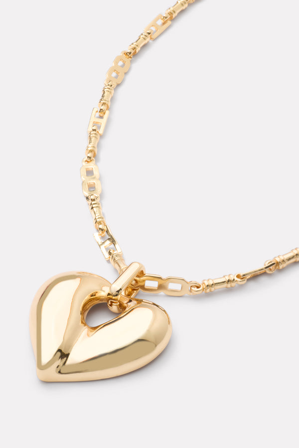 everve Corazon Statement Necklace Gold