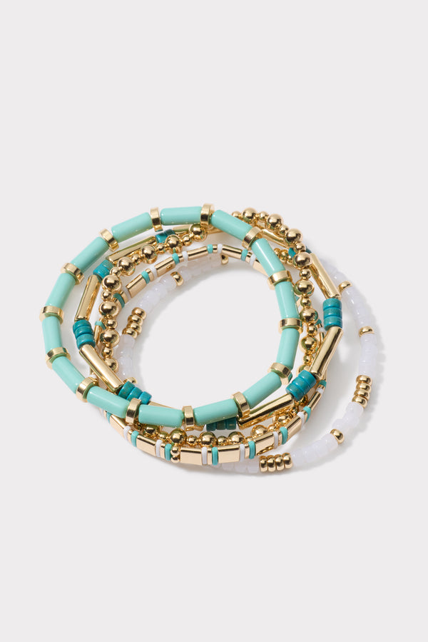 Everve Coronado Bracelet Pack Turq/Gold/Silver