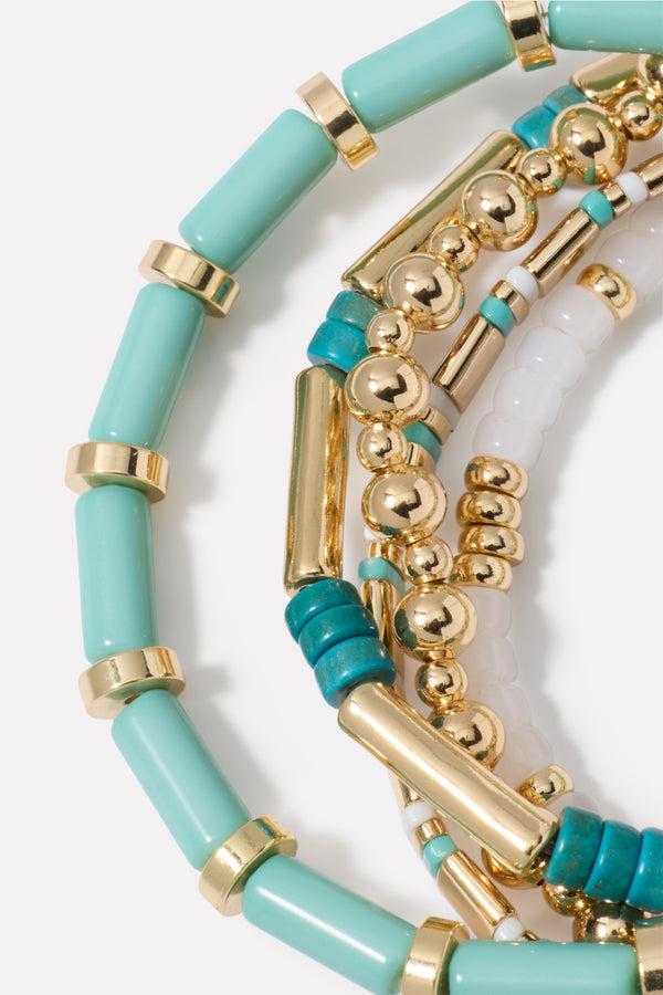 everve Coronado Bracelet Pack Turq/Gold/Silver