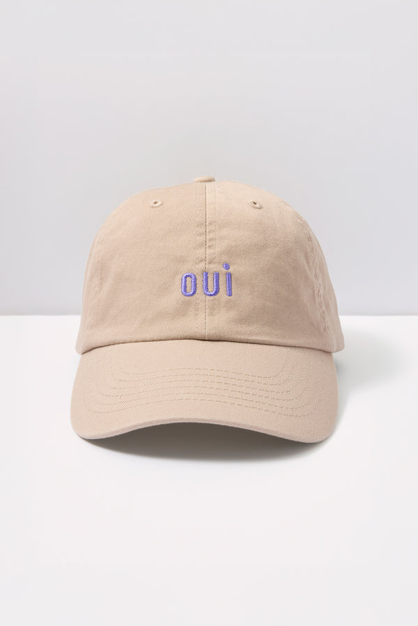 everve Cotton Baseball Hat Khaki/Royal