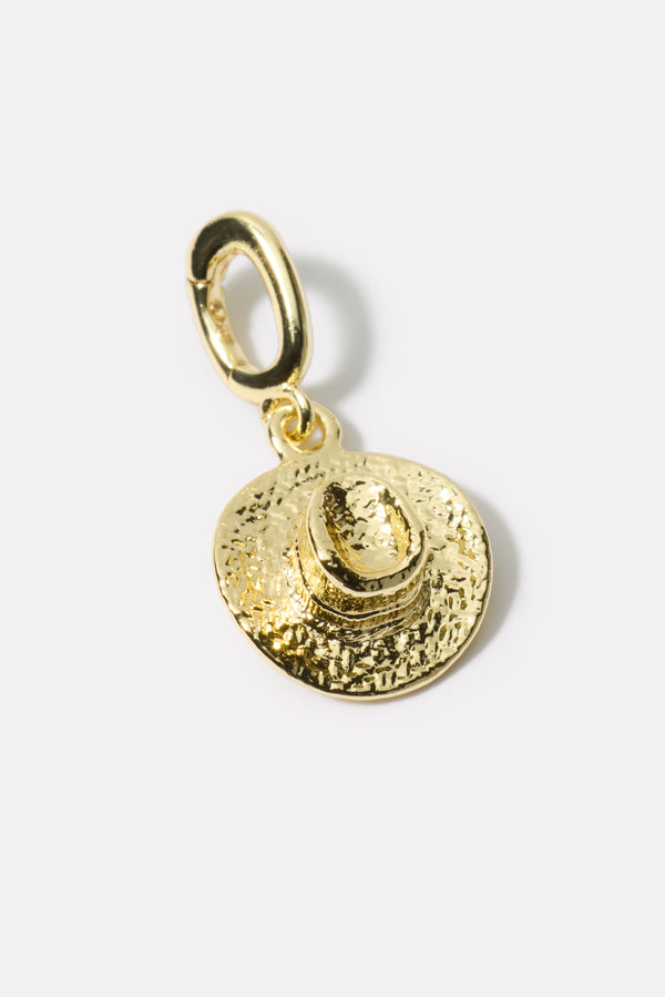 everve Cowboy Hat Parker Charm Gold