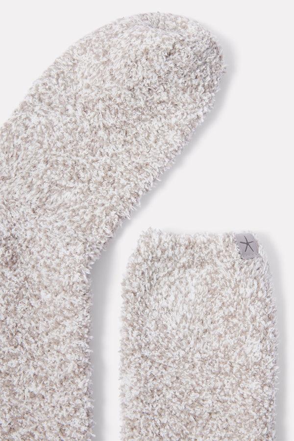 Everve CozyChic Heathered Socks Pewtermulti