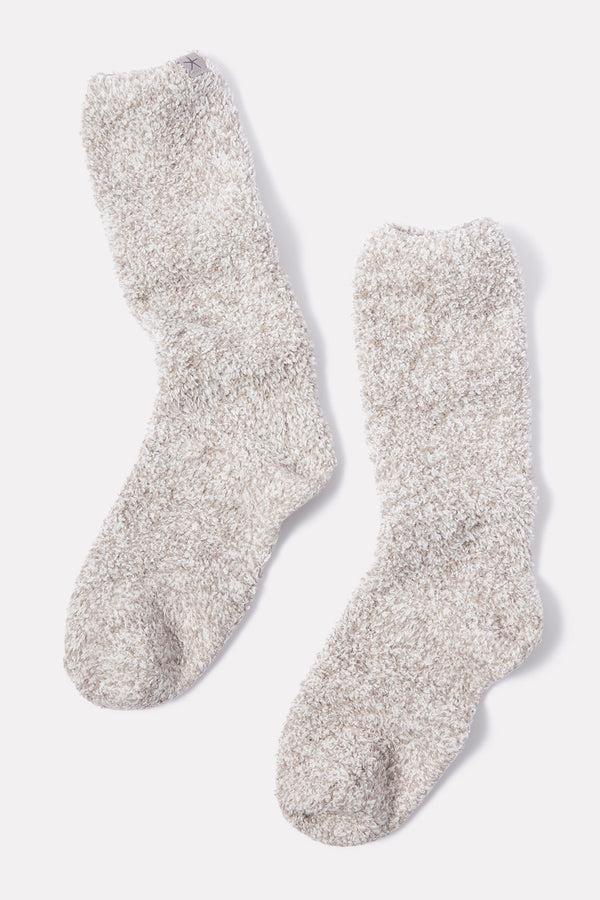 everve CozyChic Heathered Socks Pewtermulti