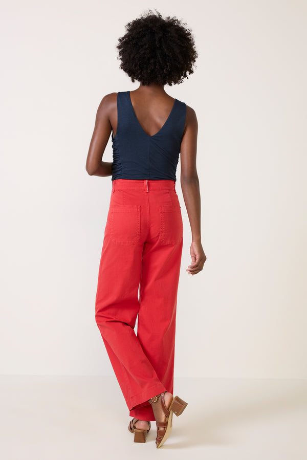 Everve Cropped Sailor Pant Lipstick