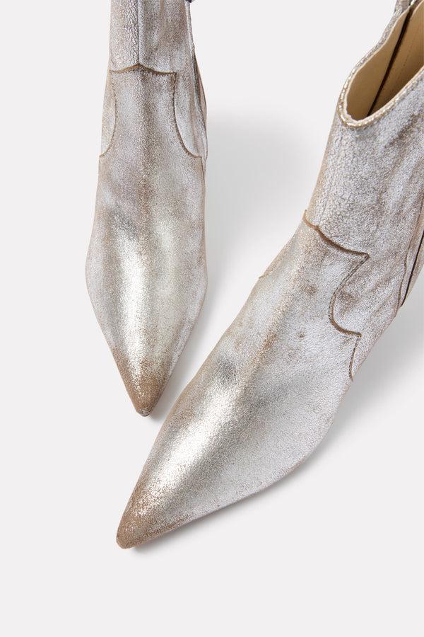 Everve Dallas Cowboy Boot Pewter