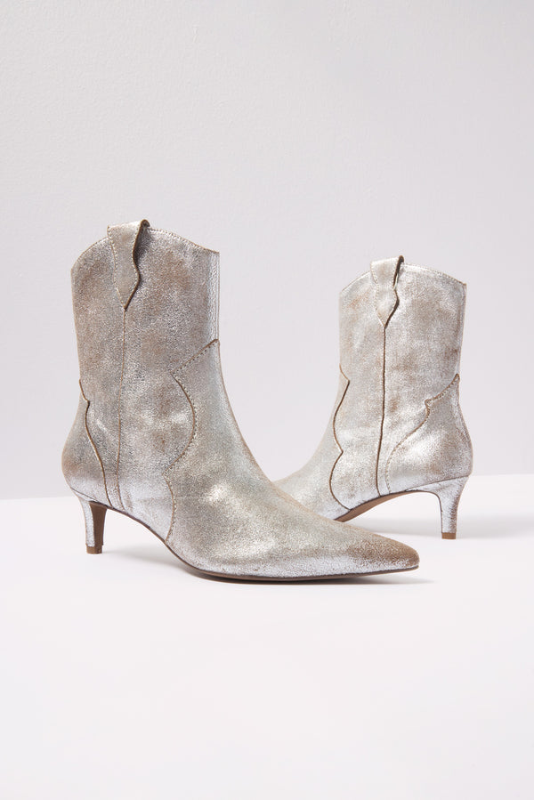 everve Dallas Cowboy Boot Pewter