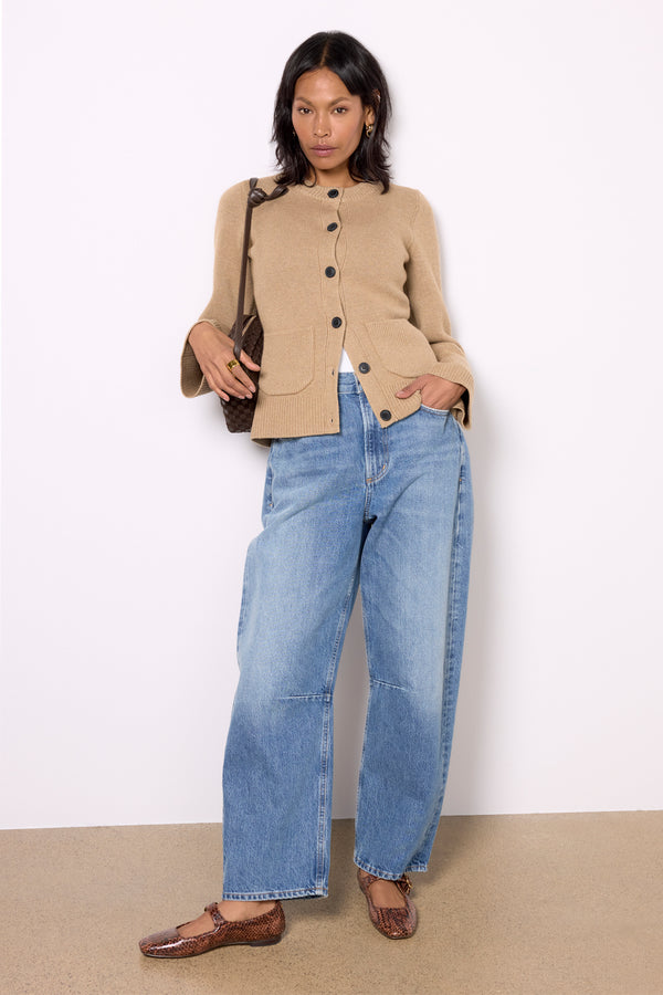 Everve Dani Cardigan Toastedwheat