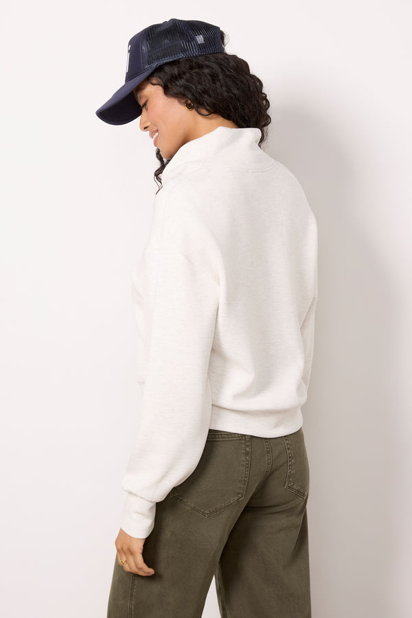 Everve Davidson Sweat Ivorymarl