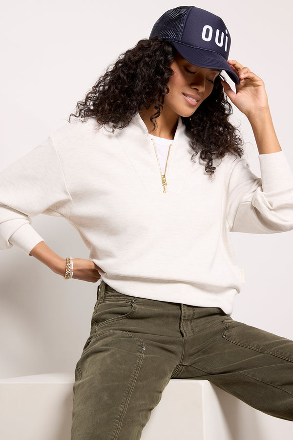 everve Davidson Sweat Ivorymarl