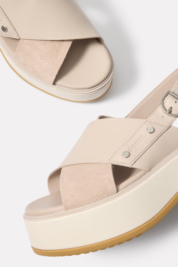 everve Dayspring Crisscross Sandal Crushedclay