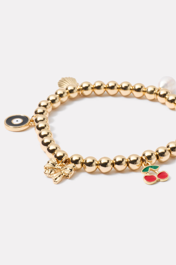 Everve Deandra Charm Braclet Gold