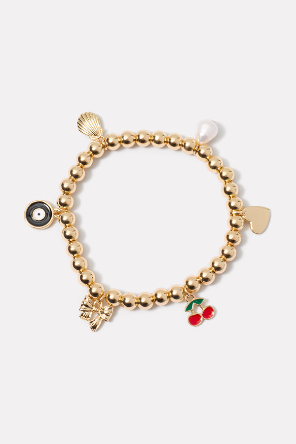 everve Deandra Charm Braclet Gold