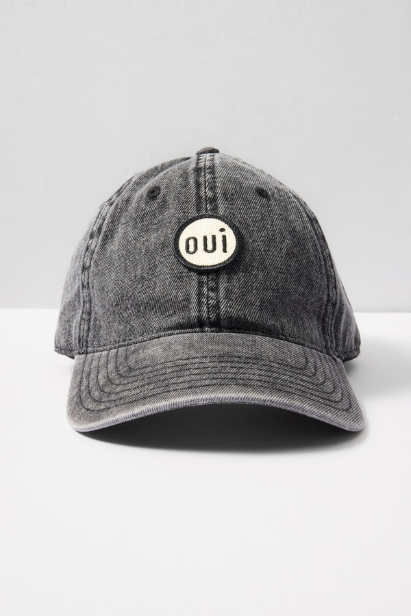 everve Denim Baseball Hat Fadedblack/Cream