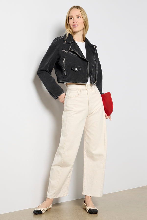 Everve Denim Moto Washedblack