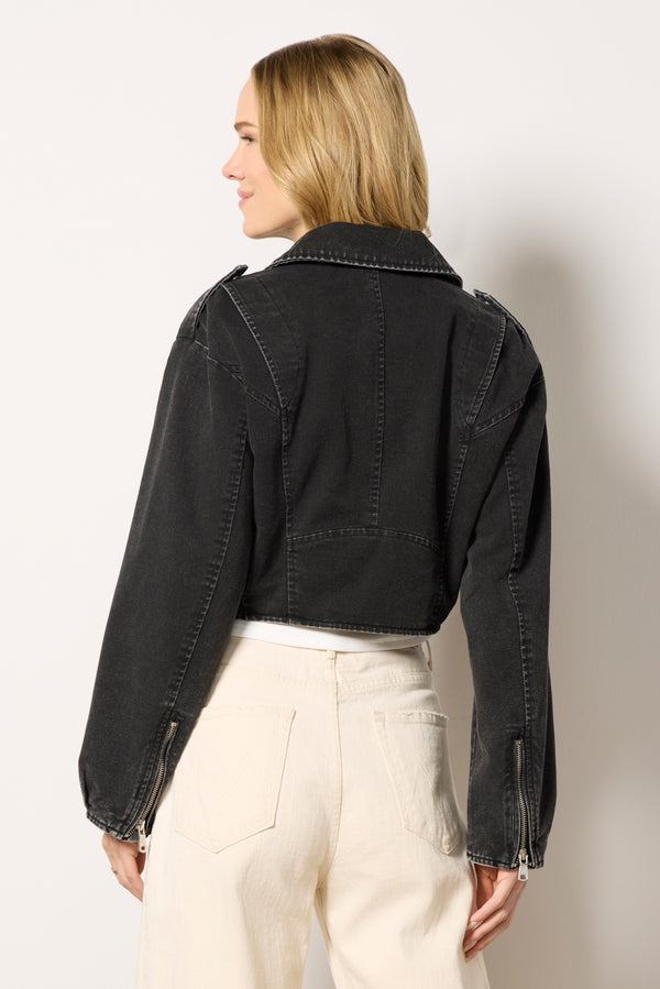 Everve Denim Moto Washedblack